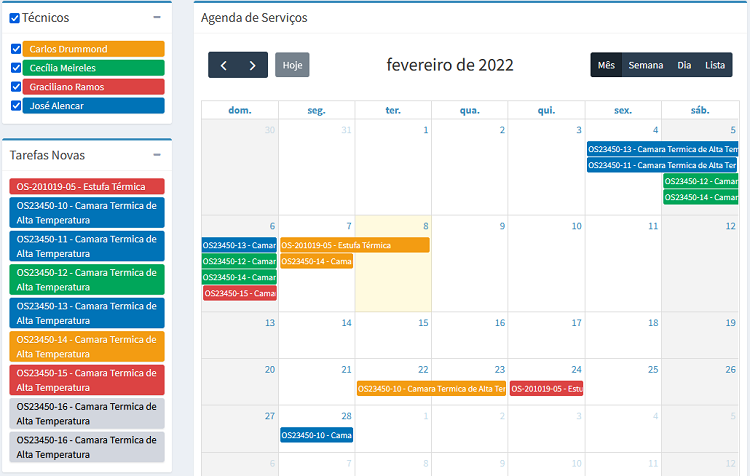 SVT-Cloud: Agendamento de serviços com o cliente